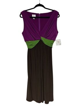 Suzi Chin NWT Y2K Early 2000s Dress Size 10 Color Block Party Special Ocassion